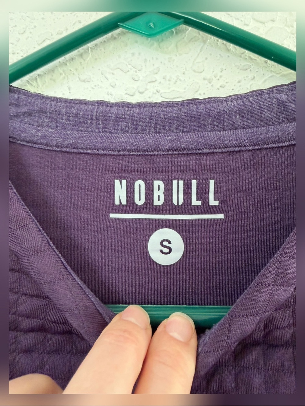 Nobull Quilted Textured Purple Crewneck Pullover Sweatshirt - S - Picture 8 of 11